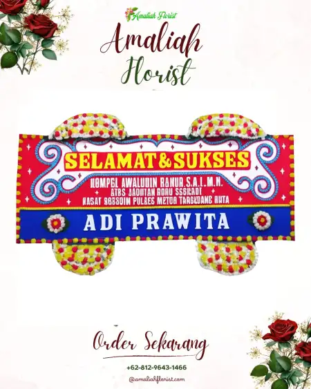 Papan Bunga Ucapan Selamat Srandakan